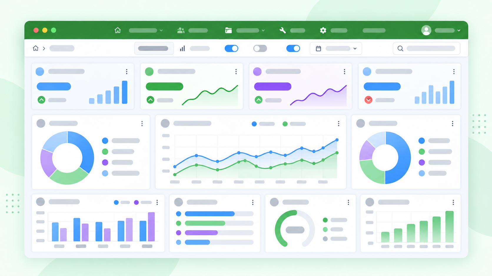 Illustration of the ADV Stats dashboard with charts and graphs